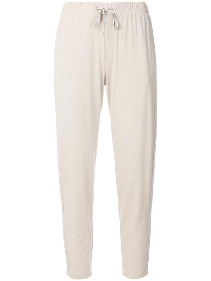 Le Tricot Perugia Classic Sweatpants - Nude & Neutrals