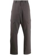 Raeburn Drill Straight-leg Trousers - Grey