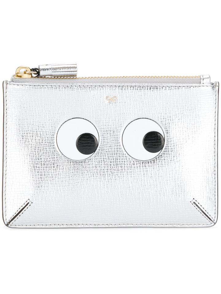Anya Hindmarch Eyes Zip Purse - Metallic