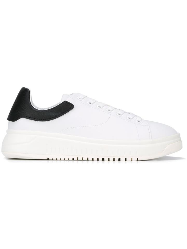 Emporio Armani Contrast Lace-up Sneakers