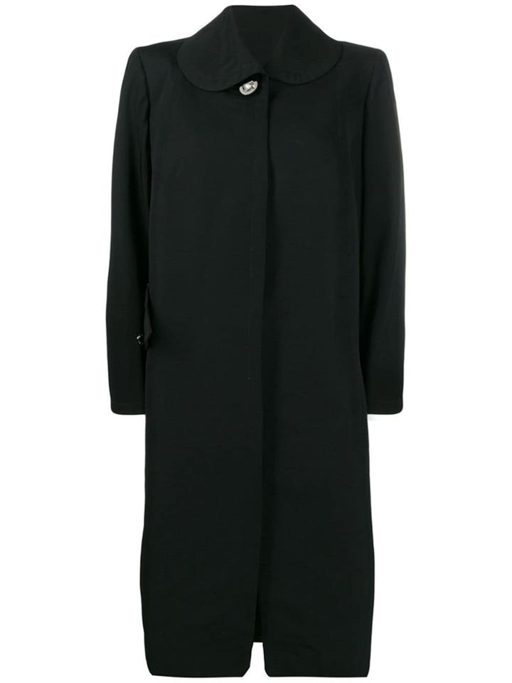A.n.g.e.l.o. Vintage Cult 1950's Club Collar Midi Coat - Black