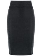 Lilly Sarti - Panelled Skirt - Women - Polyamide/polyester/spandex/elastane/viscose - 38, Black, Polyamide/polyester/spandex/elastane/viscose
