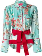 F.r.s For Restless Sleepers Belted Floral Shirt - Multicolour