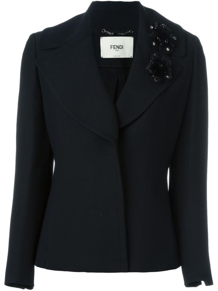 Fendi Flower Appliqué Blazer