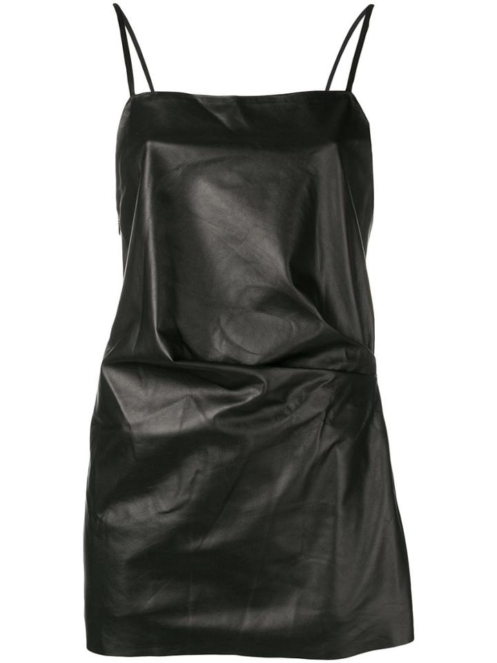 Manokhi Square Neck Mini Dress - Black