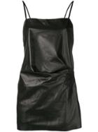 Manokhi Square Neck Mini Dress - Black