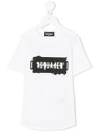 Dsquared2 Kids - Graphic Logo Print T-shirt - Kids - Cotton - 10 Yrs, White