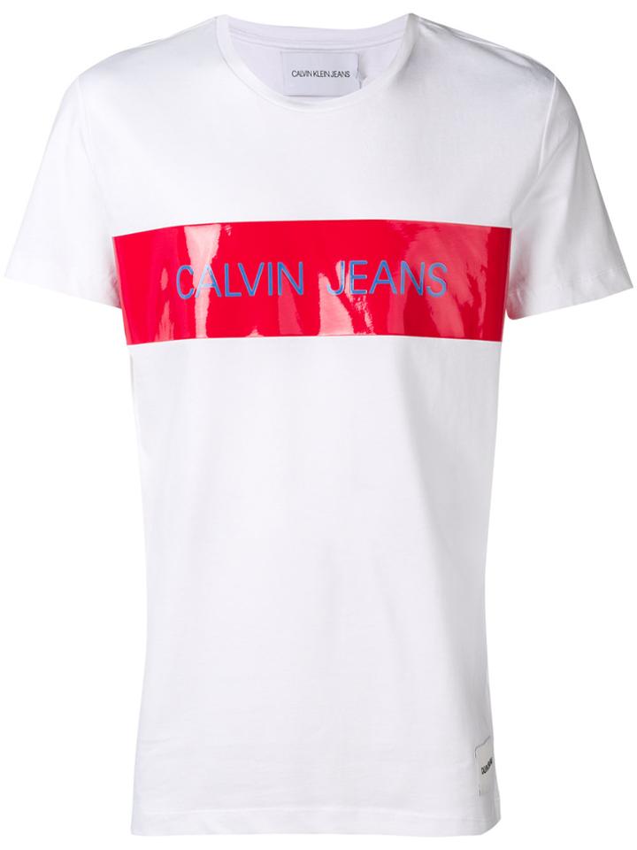 Calvin Klein Jeans Printed T-shirt - White