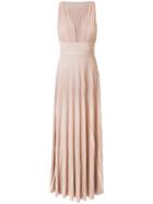 Antonino Valenti Jersey-knit Gown - Pink & Purple