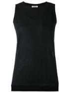 P.a.r.o.s.h. Knitted Tank Top - Black
