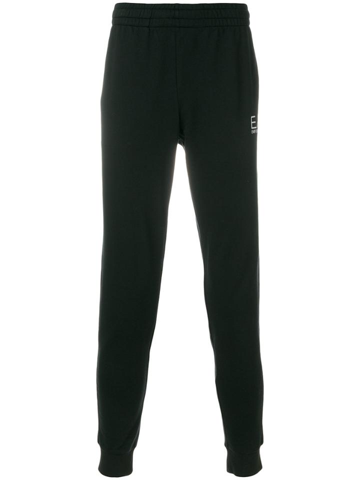 Ea7 Emporio Armani Straight-fit Track Pants - Black