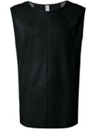 Isabel Benenato Leather Tank Top