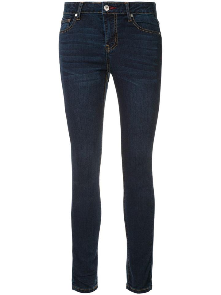 Loveless Mid-rise Skinny Jeans - Blue