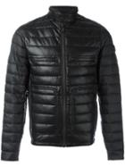 Save The Duck Banded Collar Padded Jacket, Men's, Size: Large, Black, Polyurethane/nylon/polyester