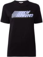 Carven 'kid Waves' Print T-shirt, Size: Medium, Black, Cotton
