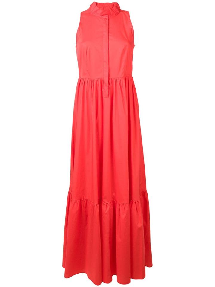 Twin-set Sleeveless Long Dress - Red
