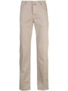 Kiton Five Pocket Trousers - Brown