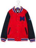 Little Marc Jacobs - Chest Patch Bomber Jacket - Kids - Cotton/polyester - 5 Yrs, Red