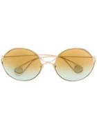 Gucci Eyewear Oversized Shaped Sunglasses - Metallic