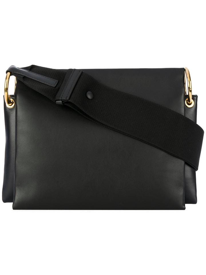 Marni - Beat Shoulder Bag - Women - Lamb Skin/leather/nylon/metal - One Size, Black, Lamb Skin/leather/nylon/metal