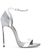 Casadei Layered Heel Sandals - Grey