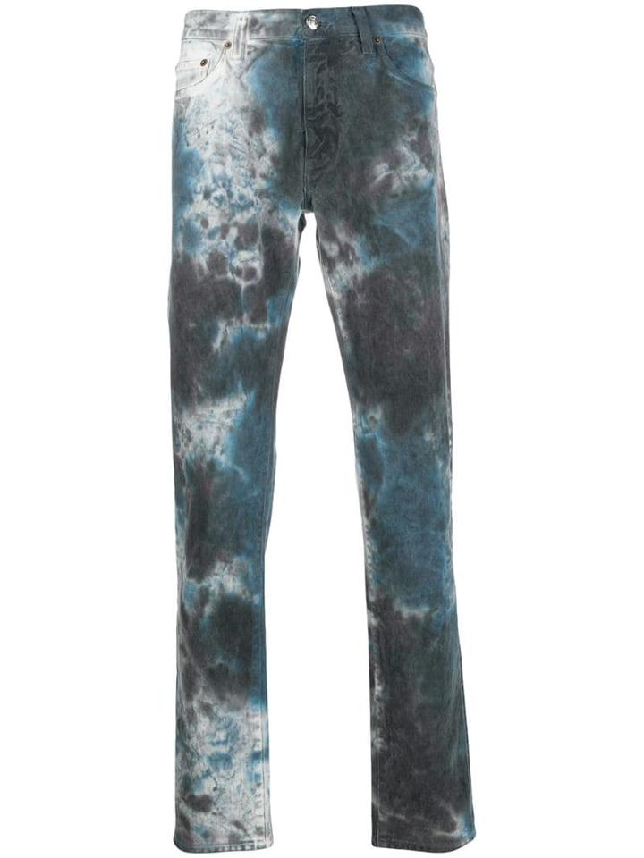 Buscemi Tie-dye Slim-fit Jeans - Blue