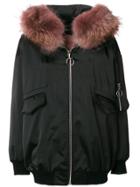 Liska Zip Hooded Jacket - Black