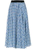 Andrea Marques Tiles Print Midi Skirt - Unavailable