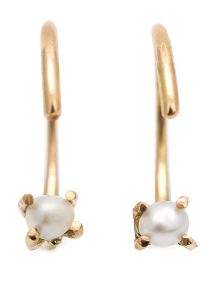 Melissa Joy Manning Pearl Hug Earrings