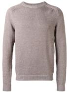 Ribbed Sweater - Men - Cotton - 52, Nude/neutrals, Cotton, Corneliani