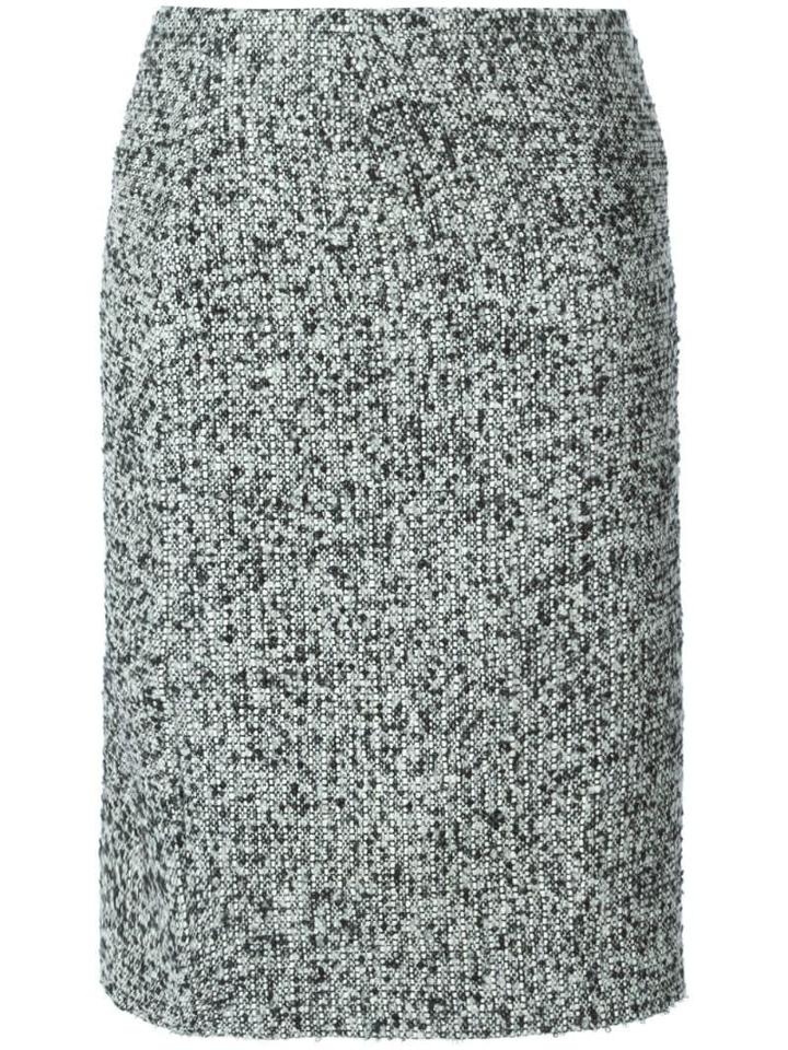 Jean Louis Scherrer Pre-owned Bouclé Skirt - Black