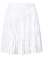 Vince Short Pleated Skirt - White
