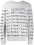 Balmain Mirror Application Sweatshirt - Grey