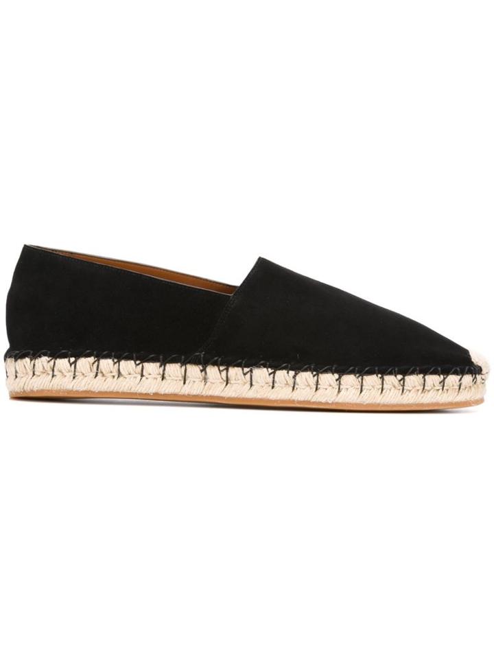 Valentino Garavani Classic Espadrilles, Men's, Size: 40, Black, Suede/leather/rubber