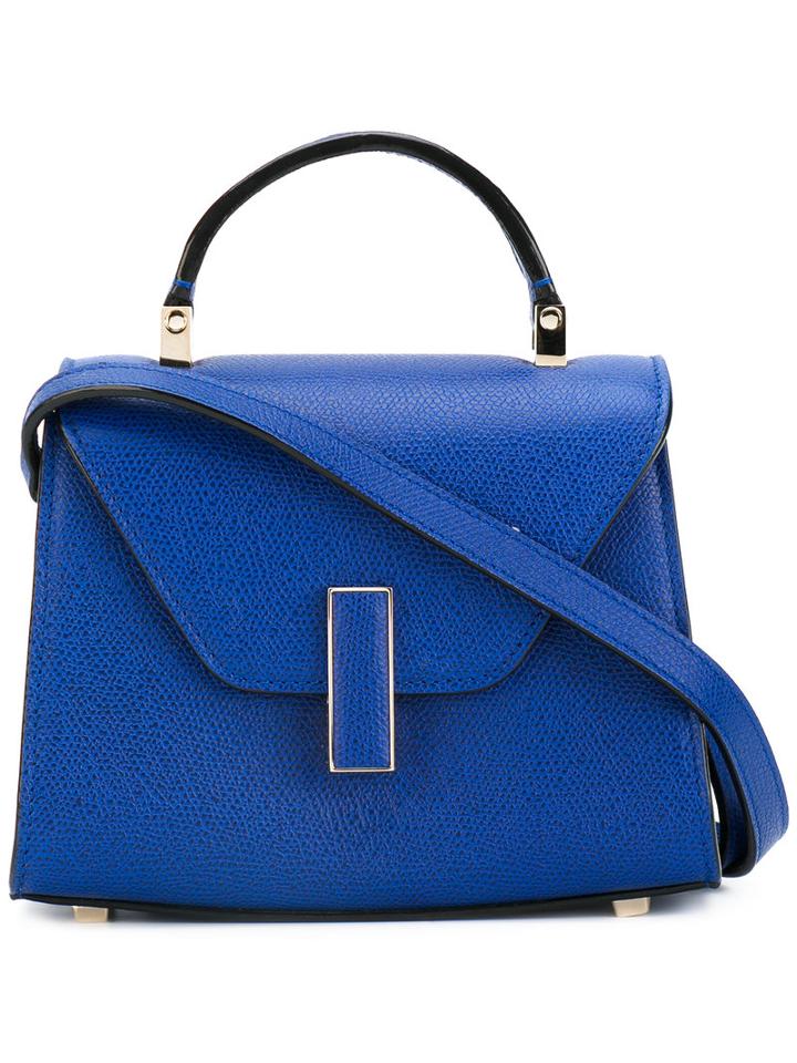 Valextra - Micro Iside Bag - Women - Calf Leather - One Size, Blue, Calf Leather