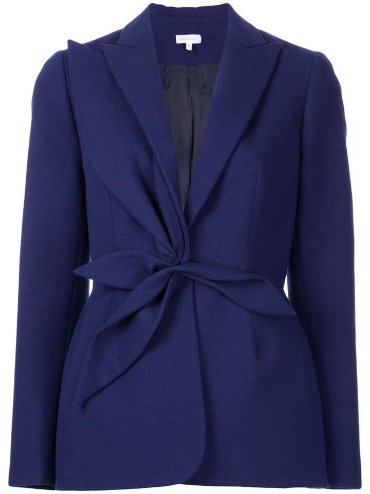 Delpozo Tie Waist Blazer - Blue