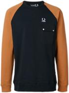 Raf Simons X Fred Perry Logo Patch Sweatshirt - Black