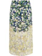 Rokh Floral Print Skirt - Neutrals