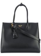 Prada Large Bibliotheque Tote Bag - Black