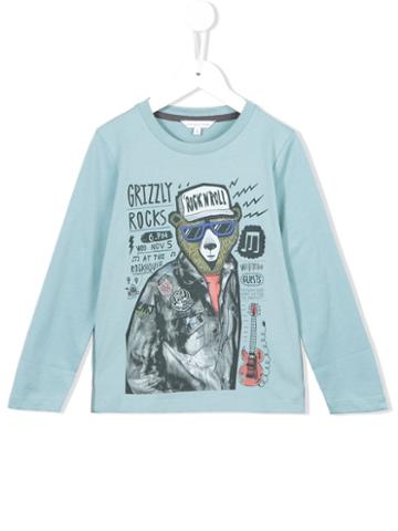Little Marc Jacobs Grizzly Bear Print T-shirt