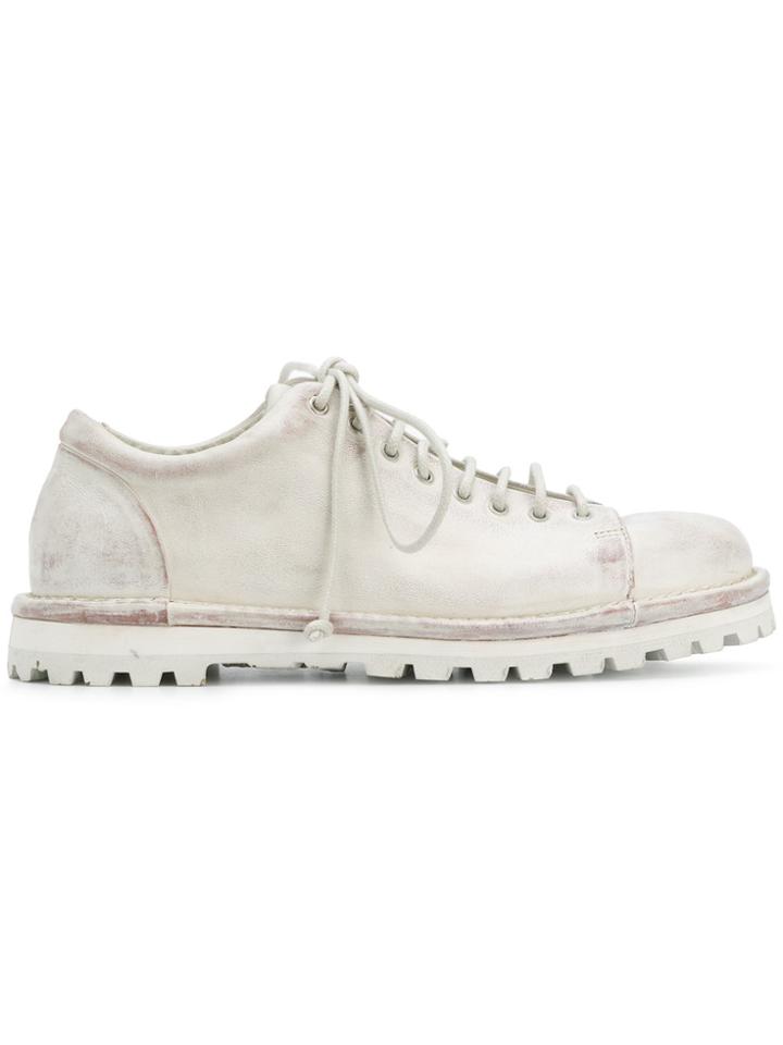 Marsèll Burnout Effect Lace-up Shoes - Nude & Neutrals