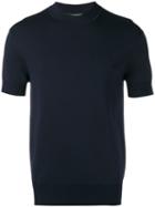 Neil Barrett - Stretch Knit T-shirt - Men - Nylon/viscose - Xl, Blue, Nylon/viscose