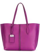 Tod's Large Tote Bag, Women's, Pink/purple