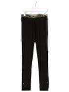 Zadig & Voltaire Kids Teen Logo Waistband Leggings - Black