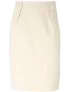 Stills Pencil Skirt, Women's, Size: 42, Nude/neutrals, Cotton/polyester
