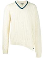 Lanvin V-neck Sweater - White