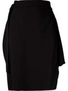 Uma Raquel Davidowicz - 'picasso' Skirt - Women - Silk/acetate - 42, Black, Silk/acetate