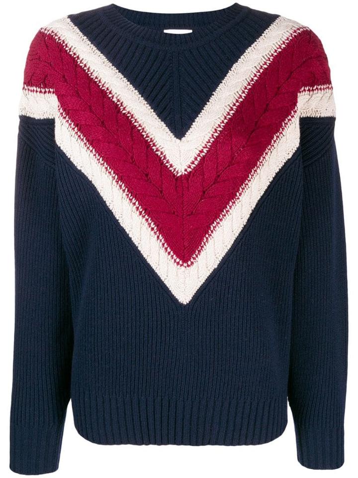 See By Chloé Cable Knit Jumper - Blue