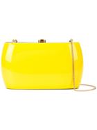 Rocio Rounded Shape Clutch Bag - Yellow