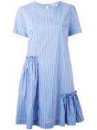 P.a.r.o.s.h. - Shift Dress With Ruching - Women - Cotton/polyamide/spandex/elastane - M, White, Cotton/polyamide/spandex/elastane